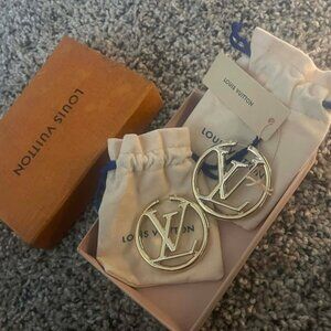 LV BO HOOP LOUISE OR